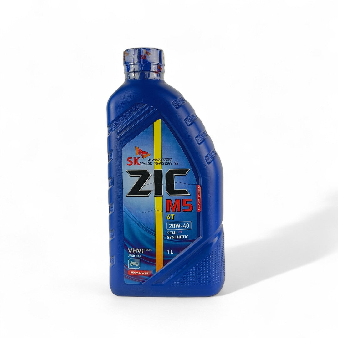 ZIC 20W-40 (20w40) M5 4T Engine Oil - 700ml, 1L