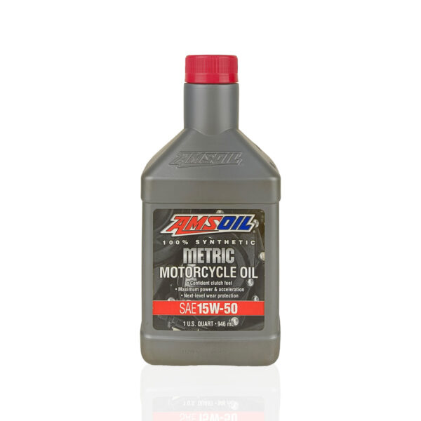 AMSOIL 15W-50 (15w50) Synthetic Metric Motorcycle Oil