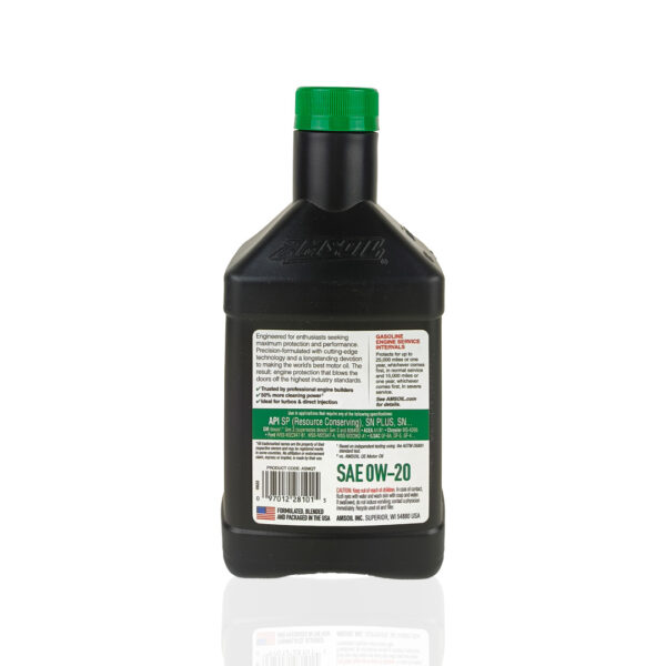 AMSOIL 0W-20 (0w20) Signature Series Synthetic Engine Oil - Image 2
