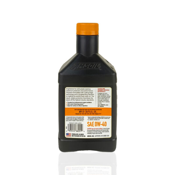 AMSOIL 0W-40 (0w40) Signature Series Synthetic Engine Oil - Image 2