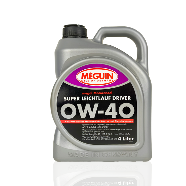 MEGUIN OW-40 (0w40) Super Leichtlauf Driver Engine Oil